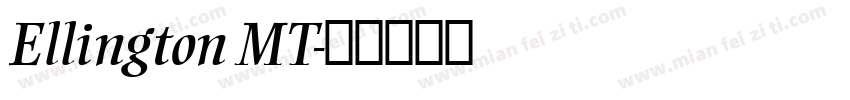 Ellington MT字体转换